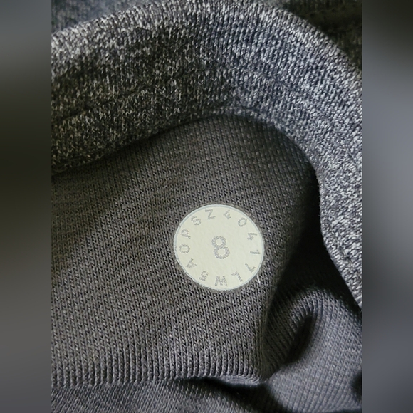 Lululemon Train Times 7/8 Leggings 25 Heathered Black - Picture 8 of 8